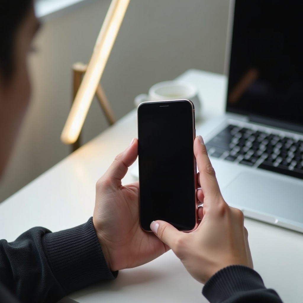 iPhone заседнал в пейзажен режим