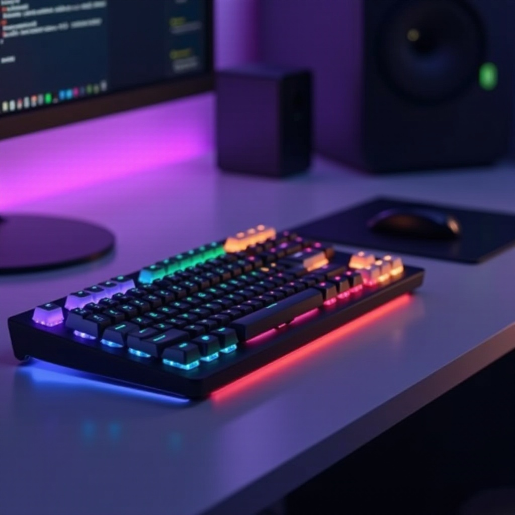 لوحة مفاتيح chonchow كيفية تغيير اللون