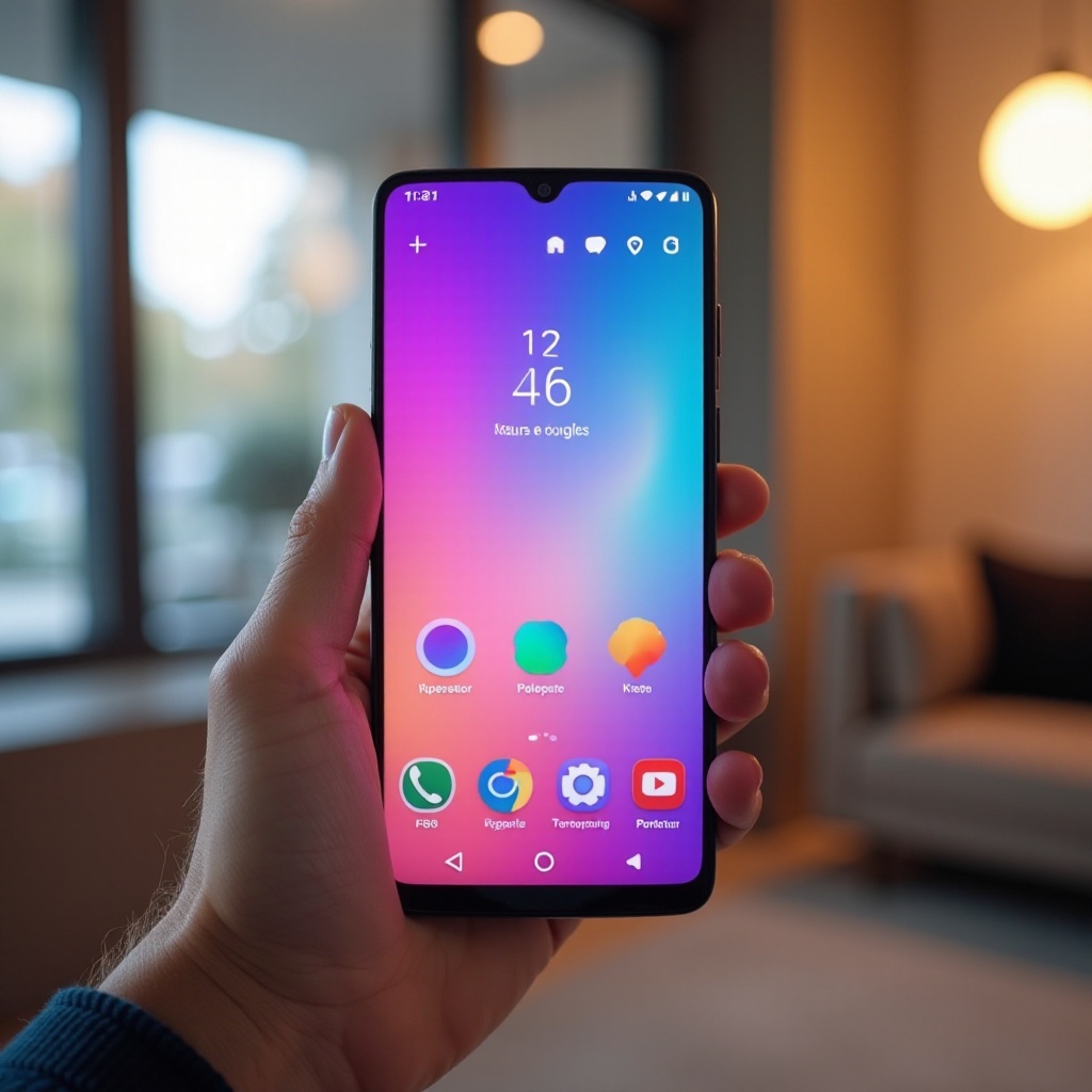 how to change color on android phone