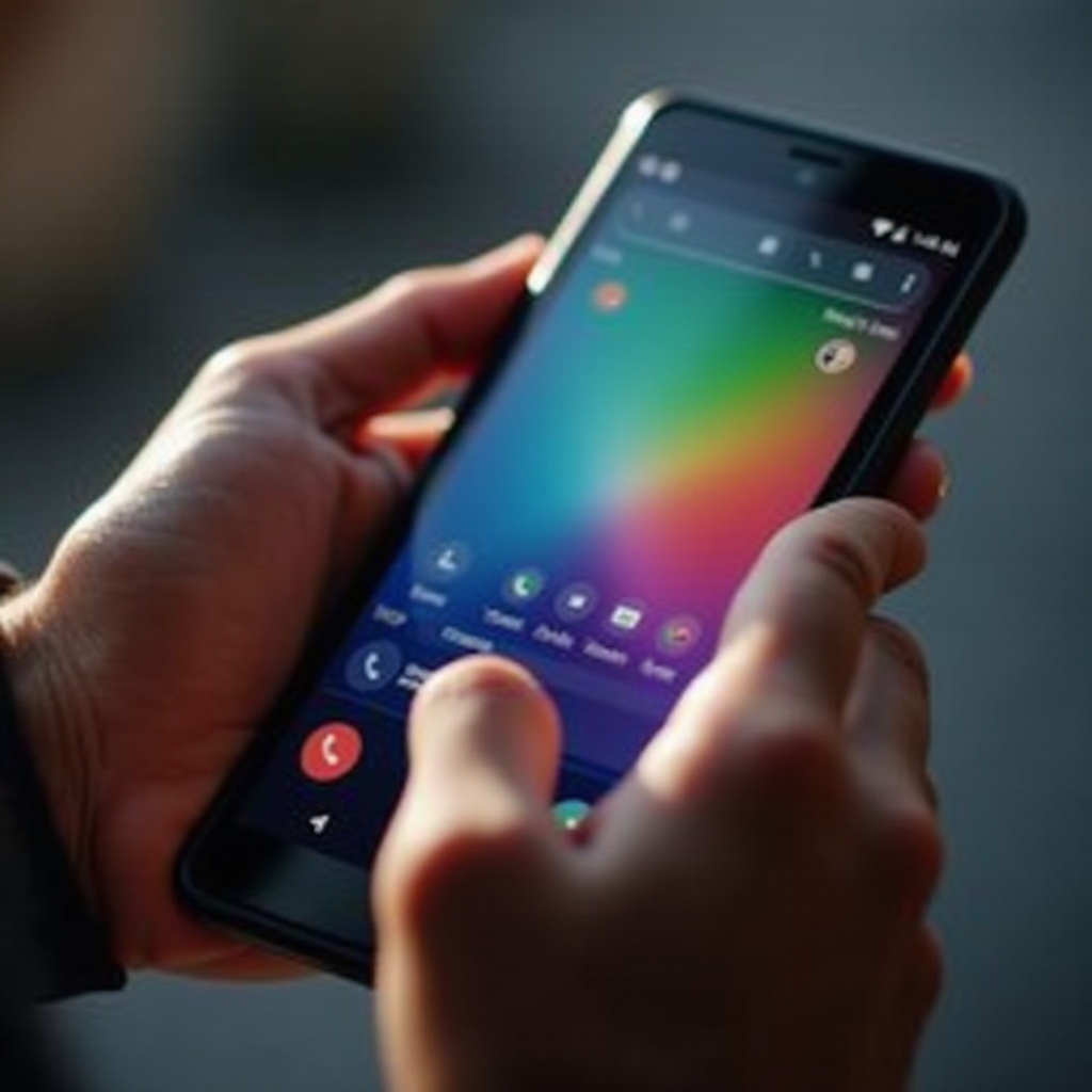 как изменить цвет на Android телефоне