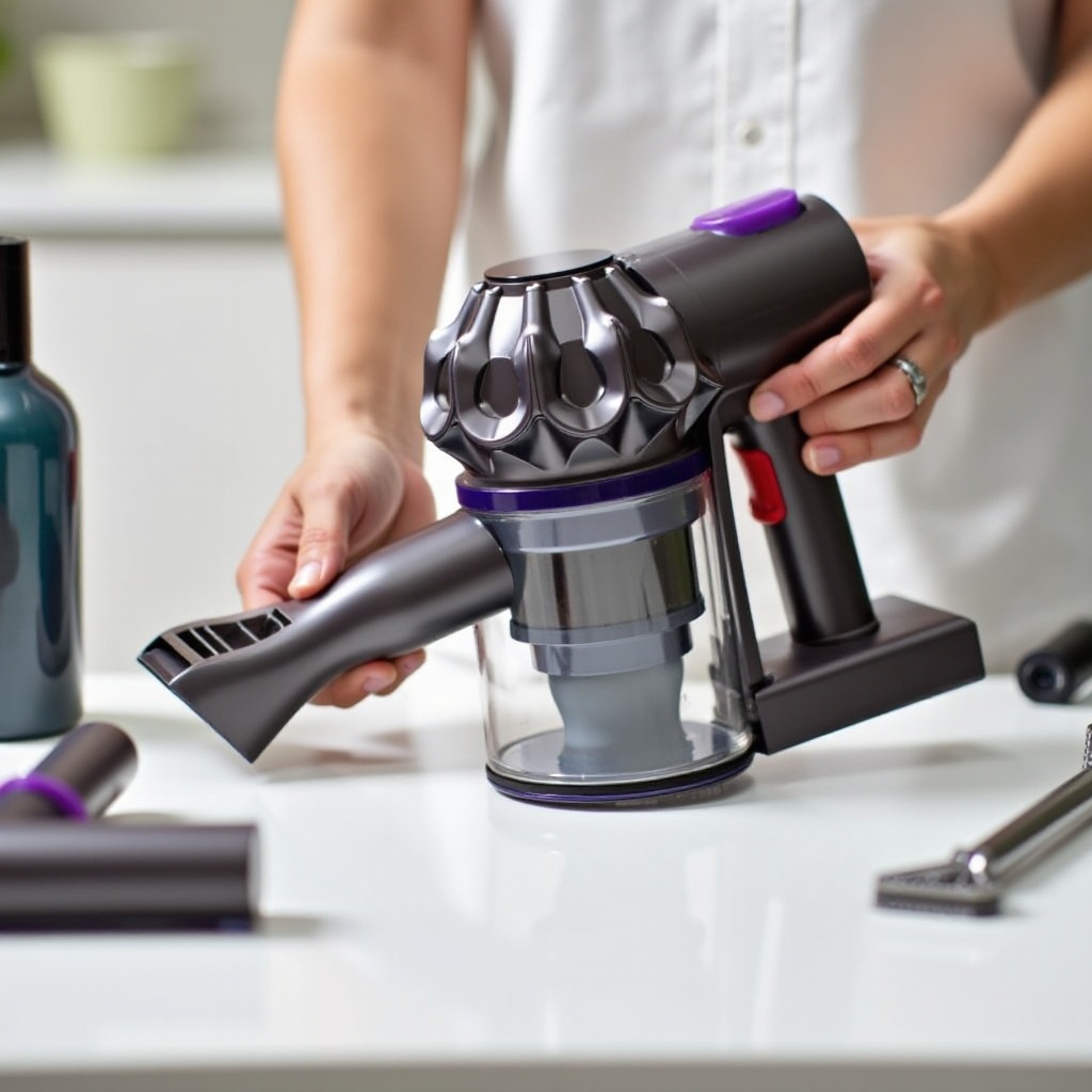 how to clean dyson handheld vacuum