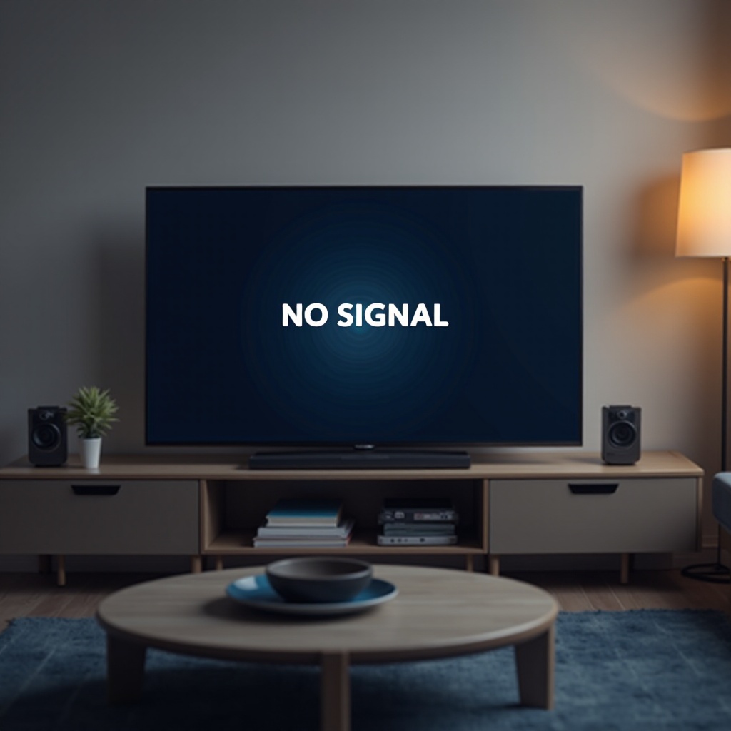 no signal panasonic tv