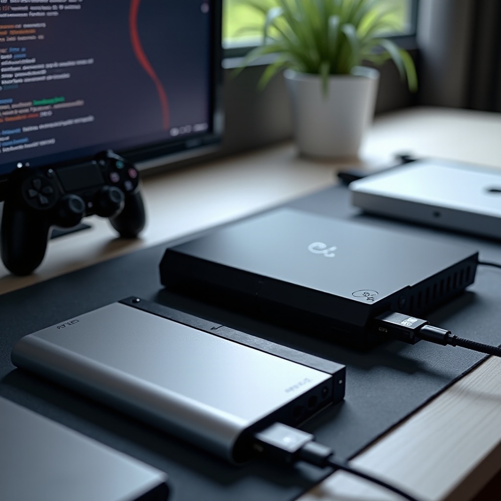 formátování externího pevného disku pro PS4