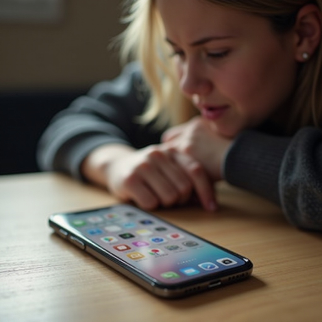 iPhone utknął w trybie poziomym