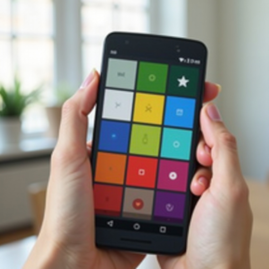 jak změnit barvu na telefonu s Androidem