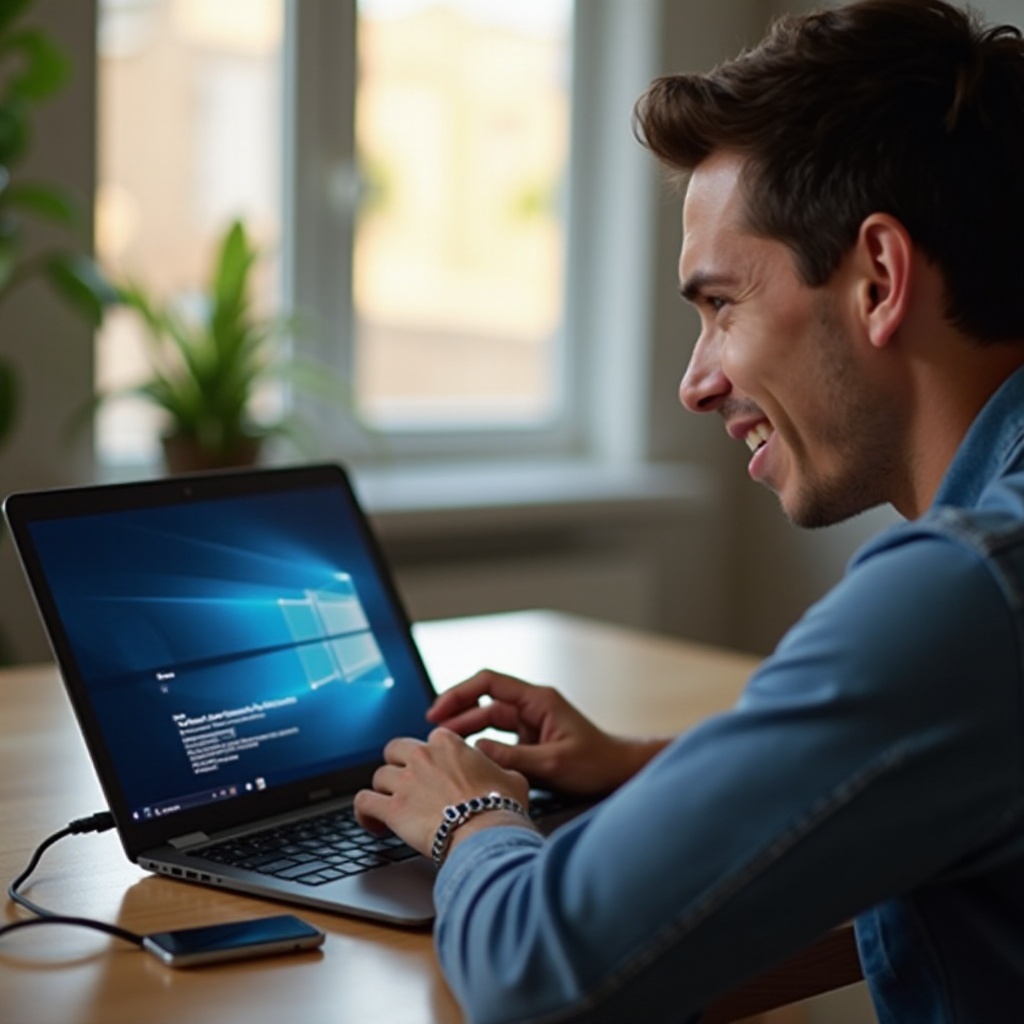 Windows 11 nerozpoznává Galaxy mobilní telefon