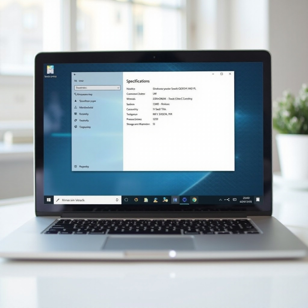 jak zkontrolovat parametry notebooku ve Windows 11