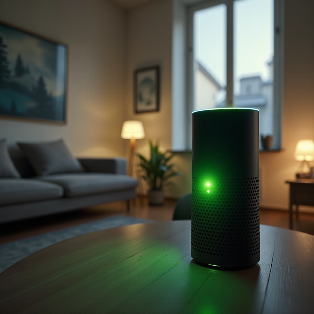 co to znaczy, gdy alexa jest zielona
