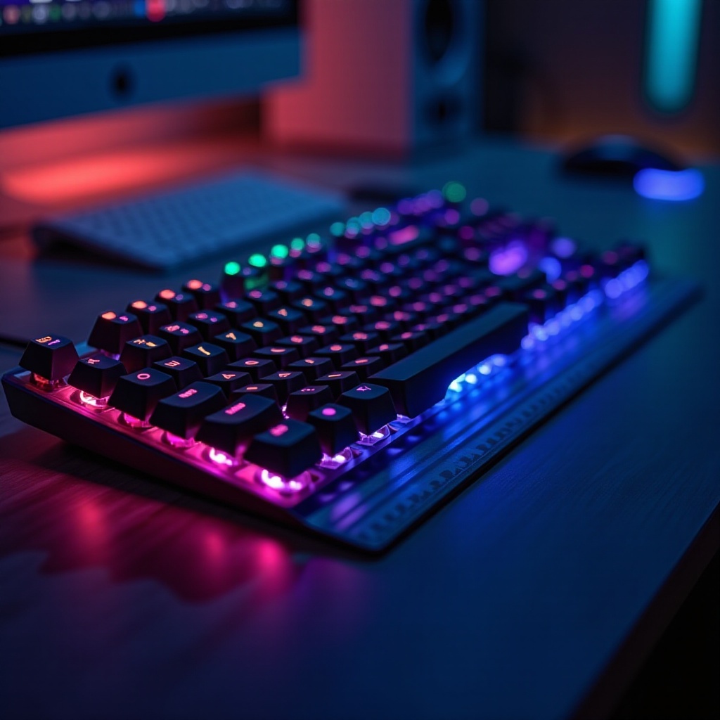 klávesnice chonchow jak změnit barvu