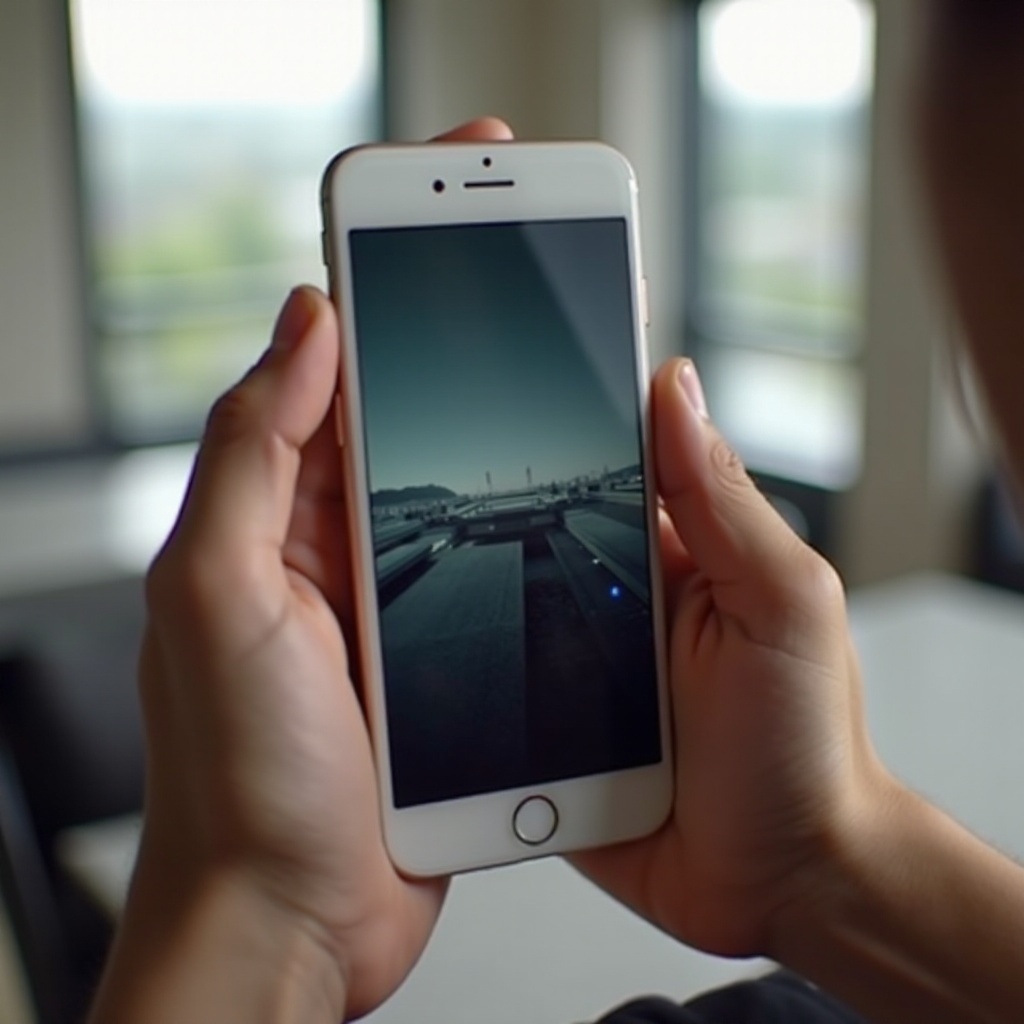 iPhone uvízl v režimu na šířku