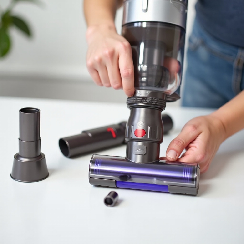 как почистить ручной пылесос Dyson