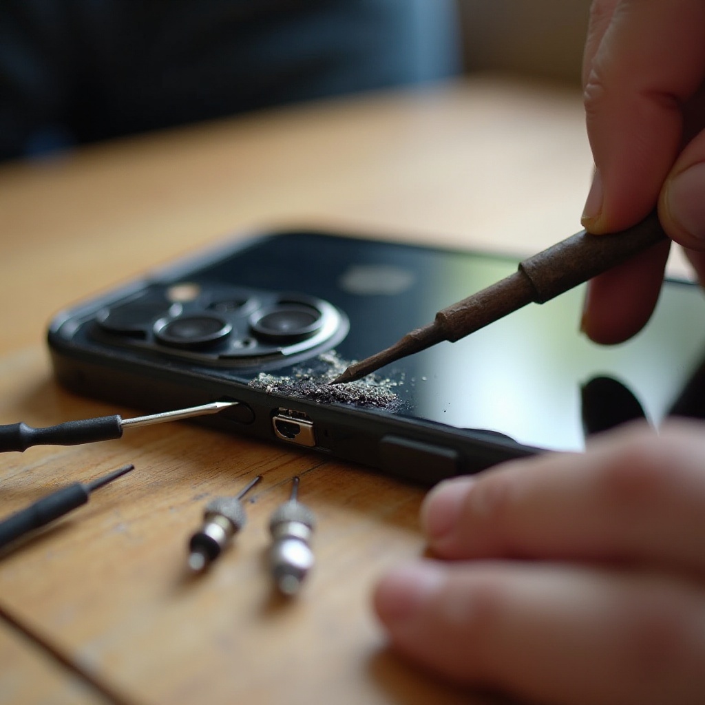 port za punjenje iPhone-a ne radi nakon čišćenja