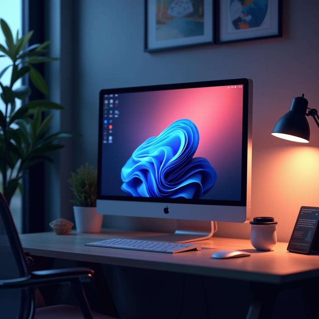 how to go to desktop on windows 11