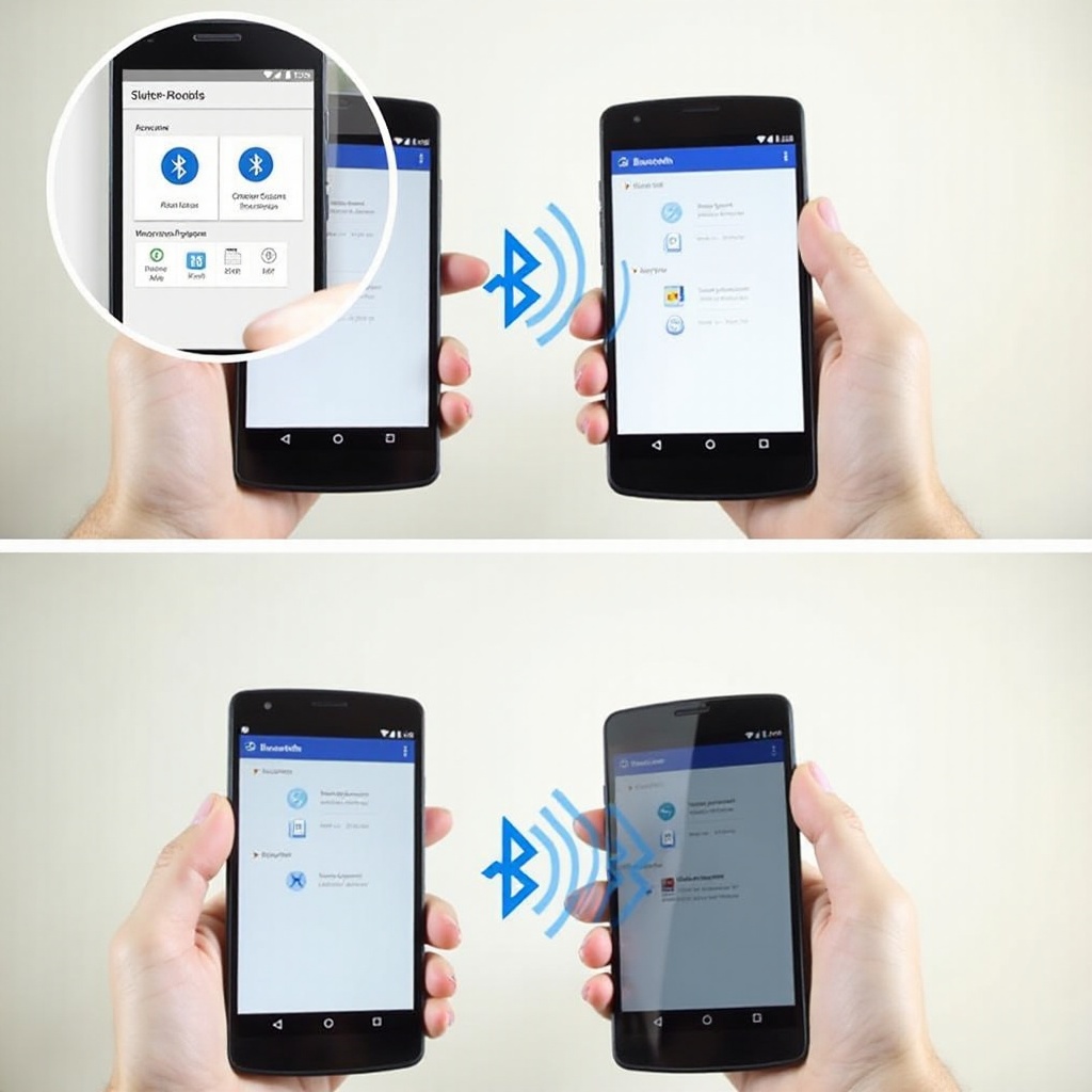 przesyłanie plików przez Bluetooth z Androida na Androida