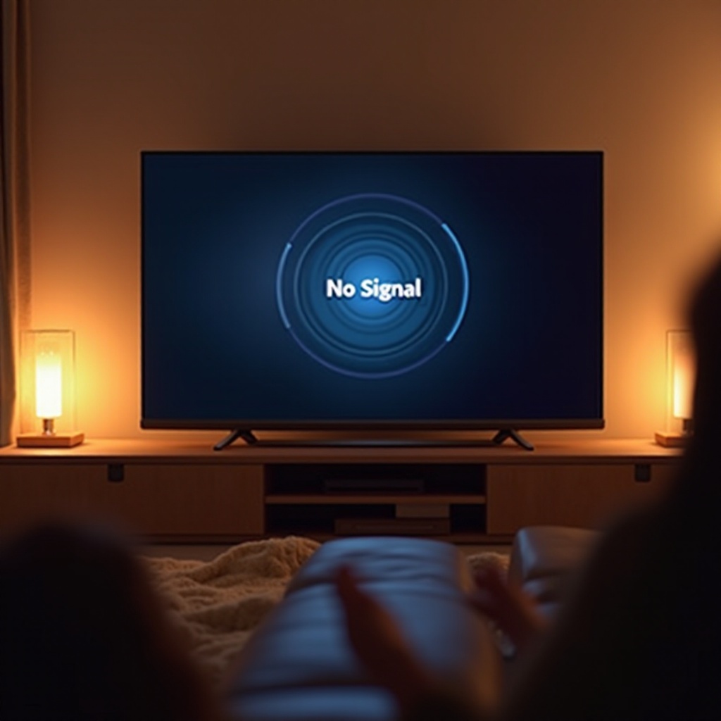 brak sygnału panasonic tv