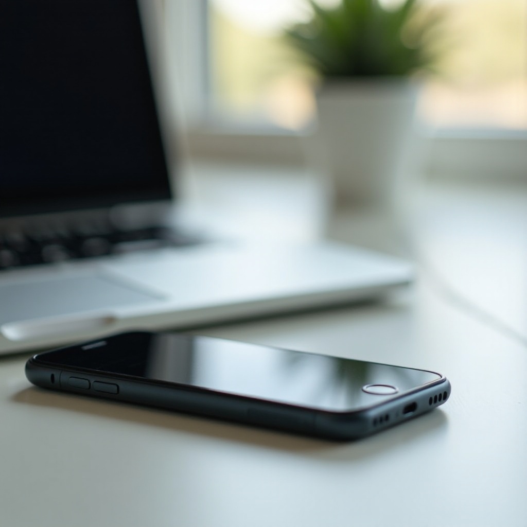 iPhone blocat în modul peisaj
