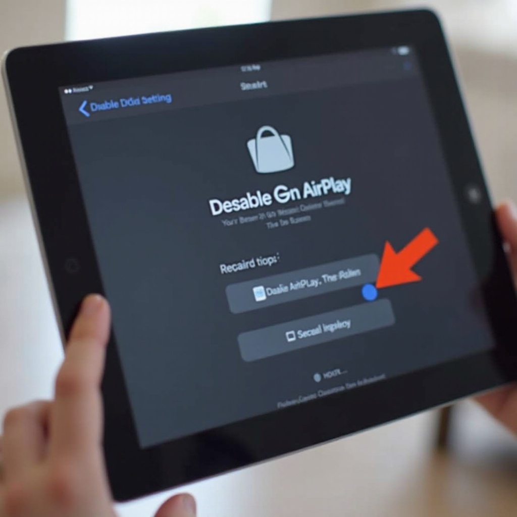 cum dezactivezi airplay pe ipad