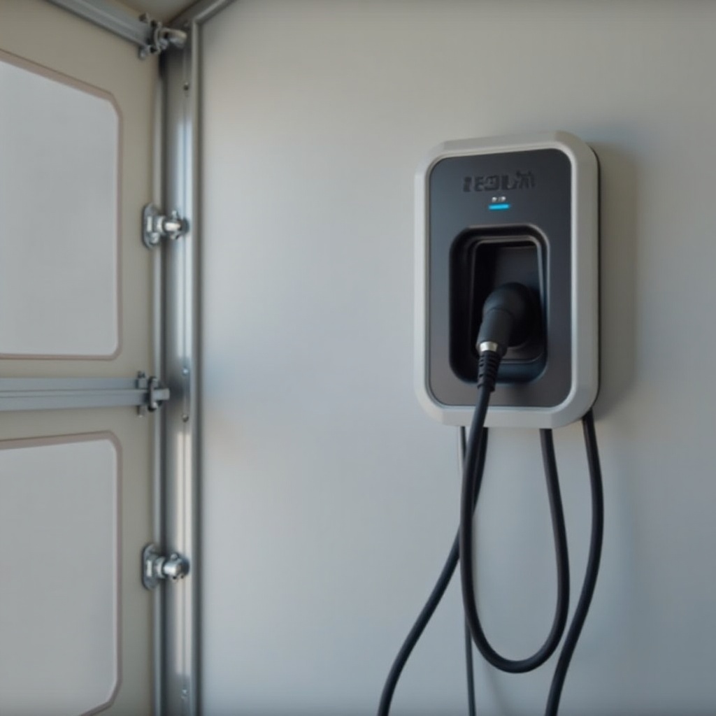 стенното зарядно устройство Tesla не работи