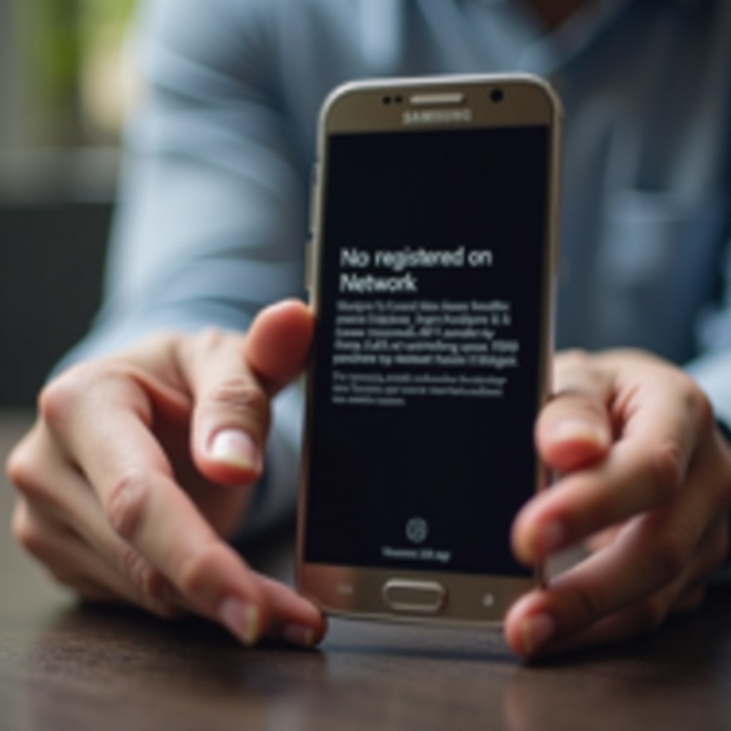 телефон Samsung не зарегистрирован в сети