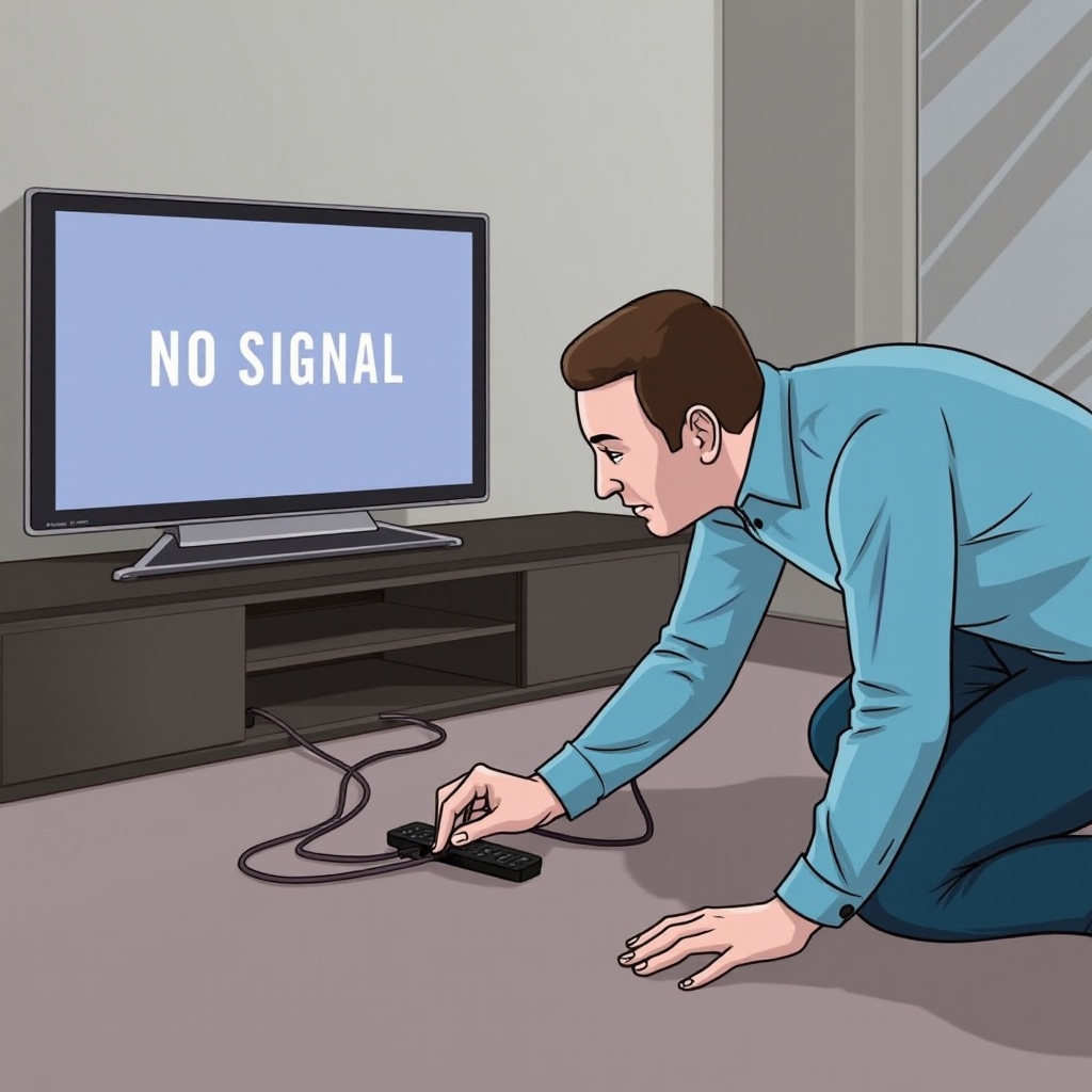 žádný signál panasonic tv