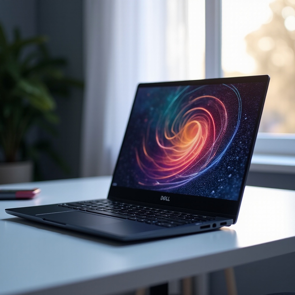 лаптоп Dell с графична карта