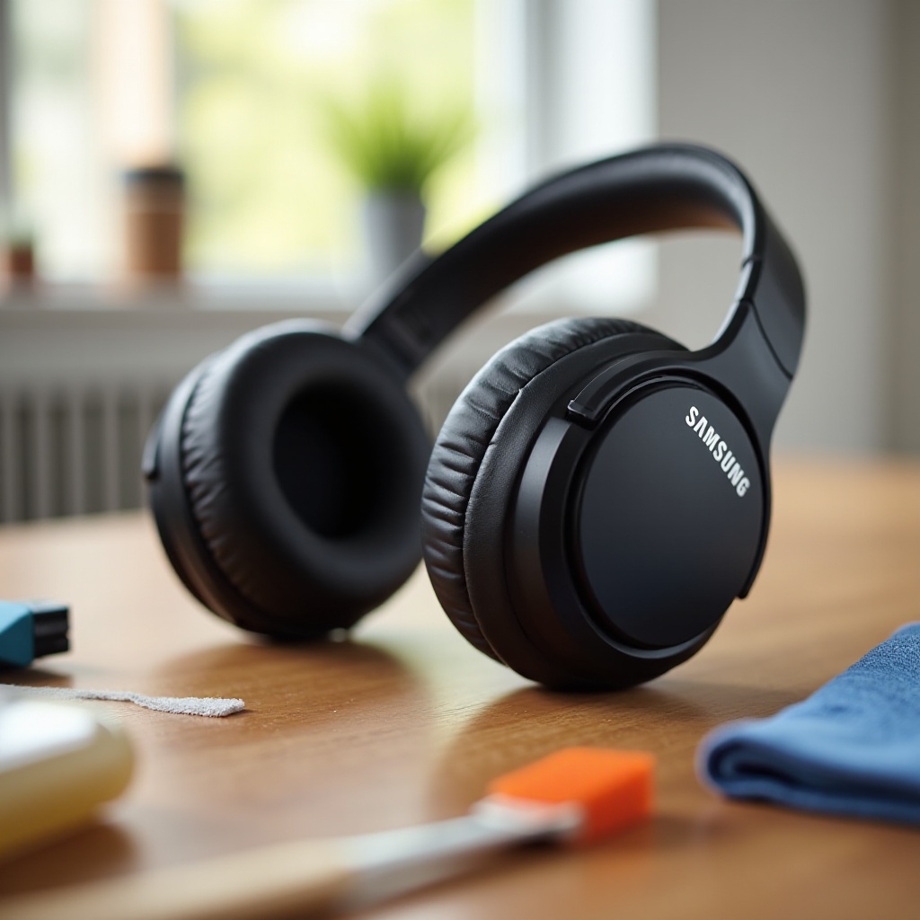 jak wyczyścić słuchawki Samsung