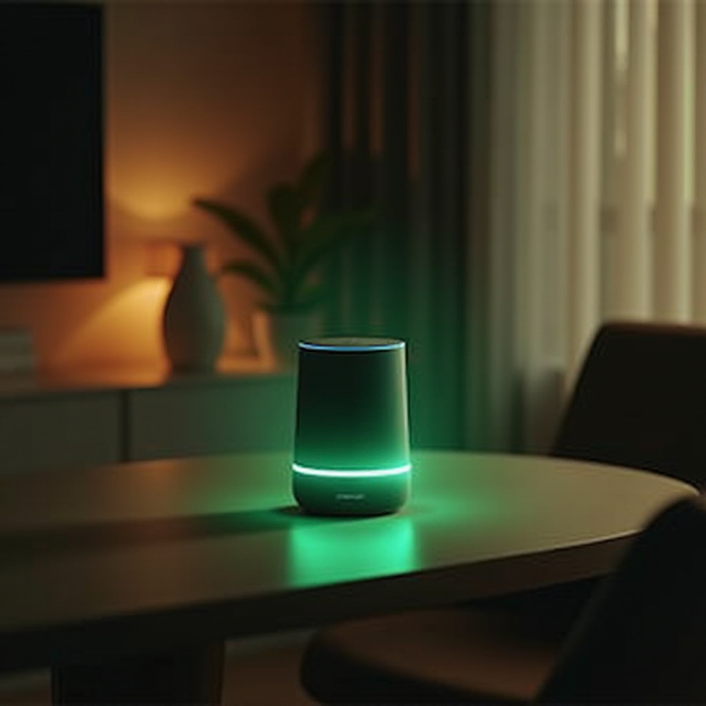 co to znamená, když je alexa zelená