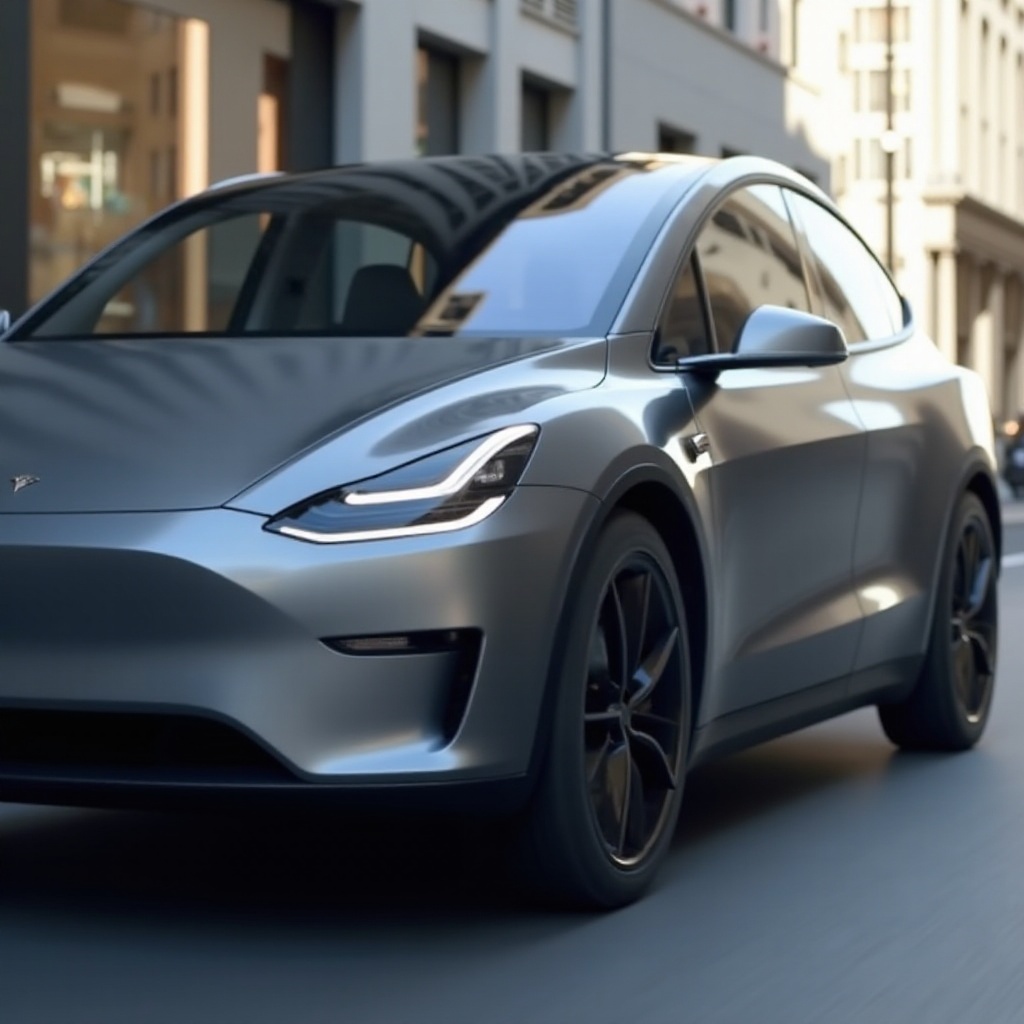 ширина tesla model y с зеркалами