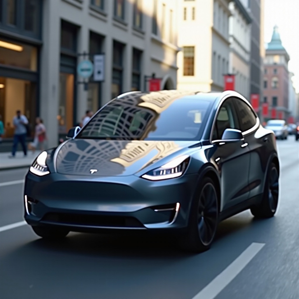 szerokość tesla model y z lusterkami
