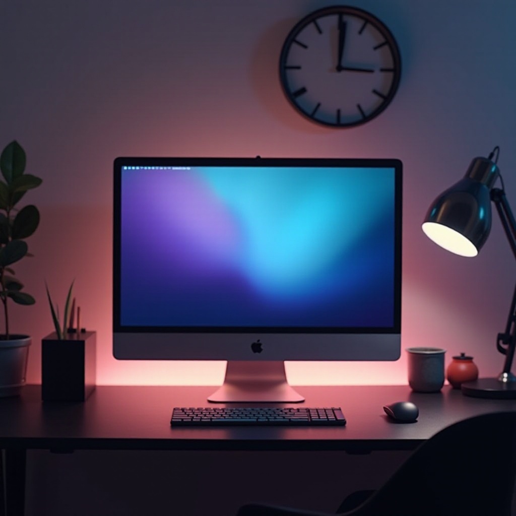 komputer z monitorem 4k