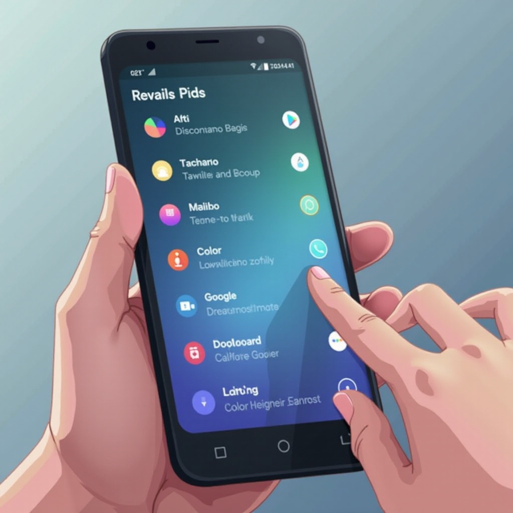 как изменить цвет на Android телефоне