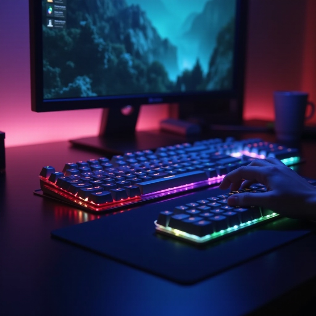 لوحة مفاتيح chonchow كيفية تغيير اللون