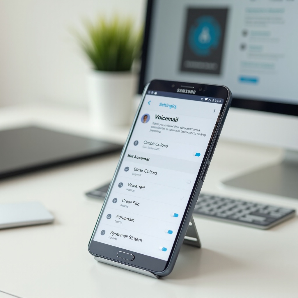 how to reset voicemail on samsung