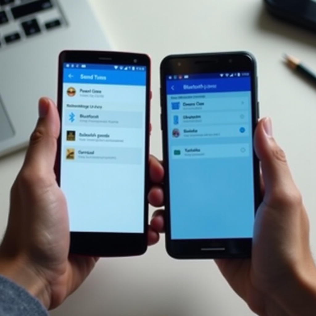 přenos souborů přes Bluetooth z Androidu na Android