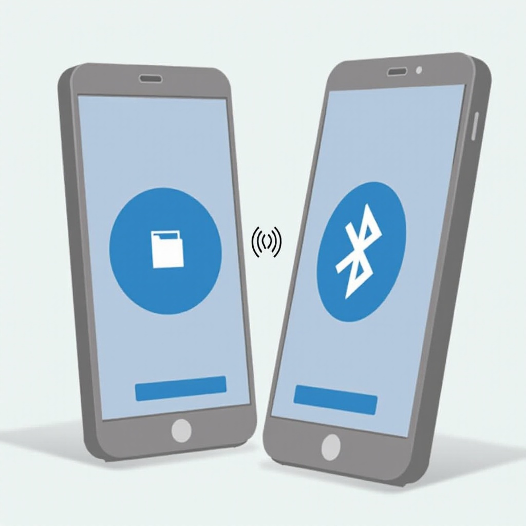прехвърляне на файлове чрез Bluetooth от Android към Android