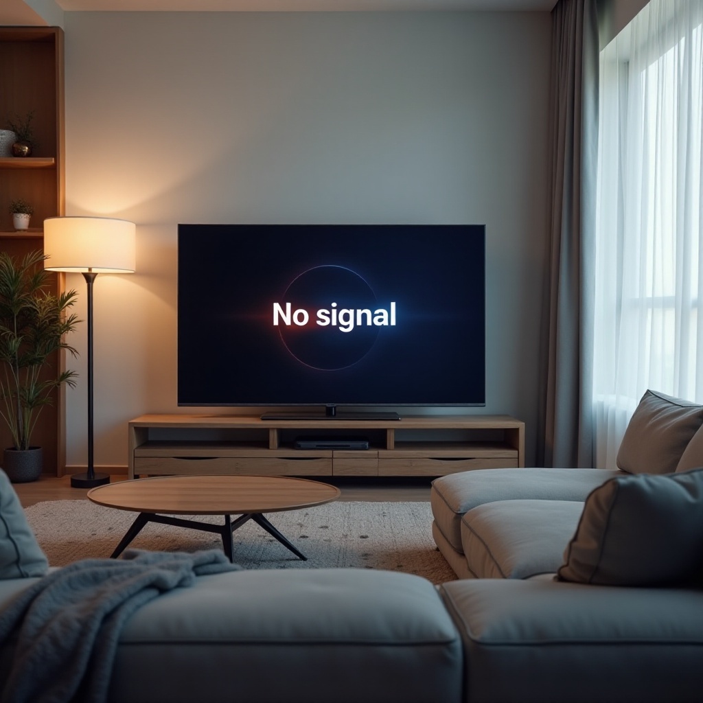 žádný signál panasonic tv