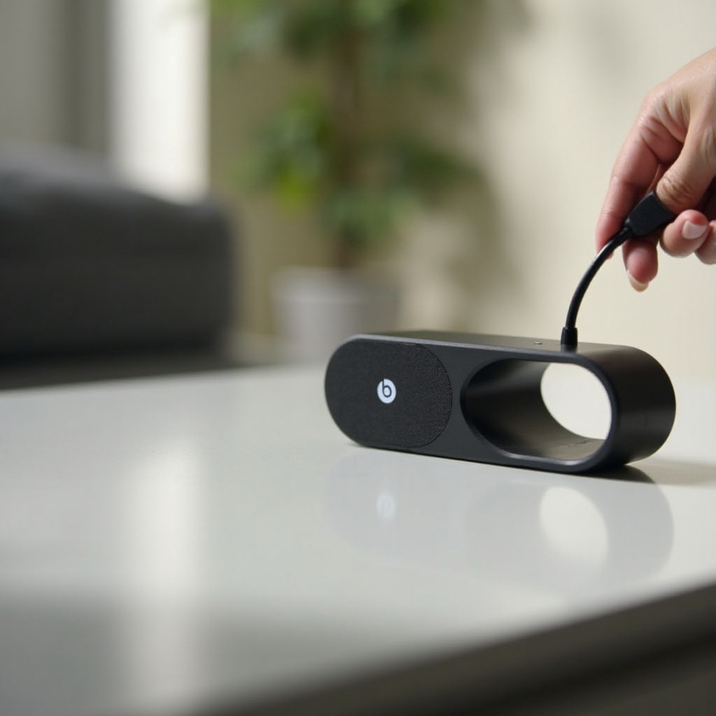 cum să încarci o boxă Beats Pill