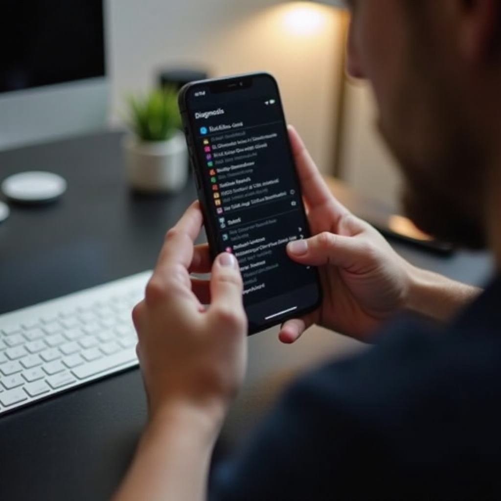 cum să pui iPhone-ul în modul de diagnosticare