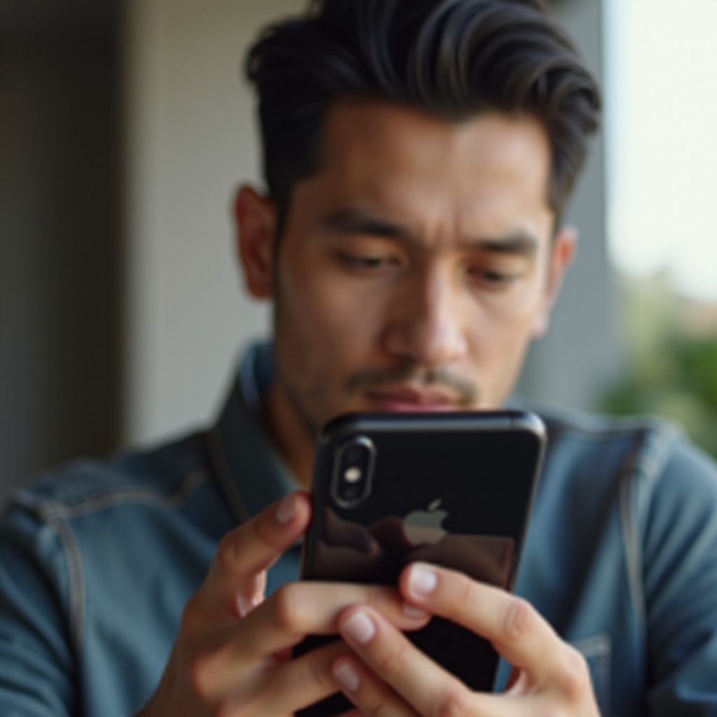 iPhone uvízl v režimu na šířku